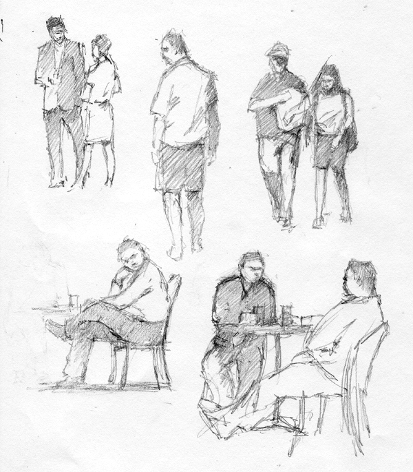 figure sketches pencil 1